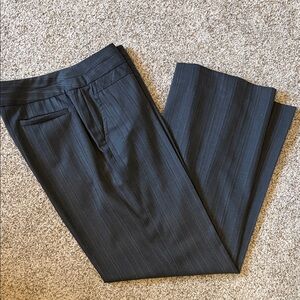 Black Pinstripe Dress Pants